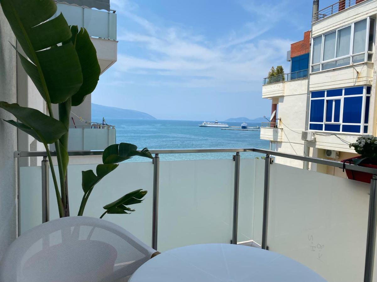 Luxury Seaview Vlora Flat Free Parkingアパートメント エクステリア 写真