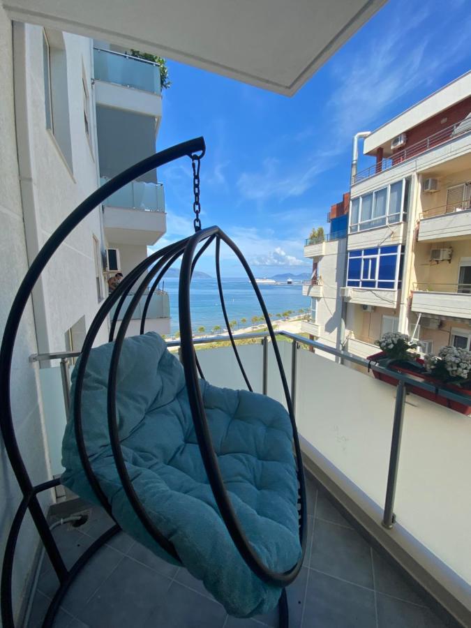 Luxury Seaview Vlora Flat Free Parkingアパートメント エクステリア 写真